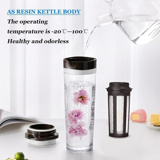 Filtre à Café Cold Brew En Inox 304 - Cône Infuseur 8x21cm Avec Joint Silicone - 2