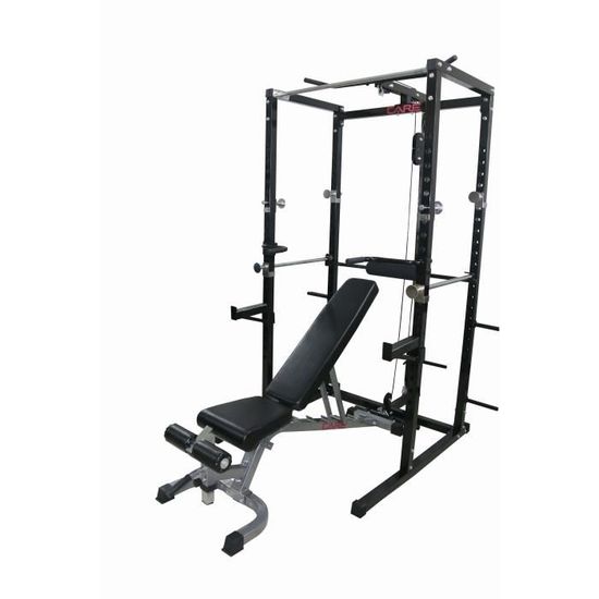 Care Cage De Musculation Power Rack Mixte Noir Et Gris Prix Pas Cher Cdiscount