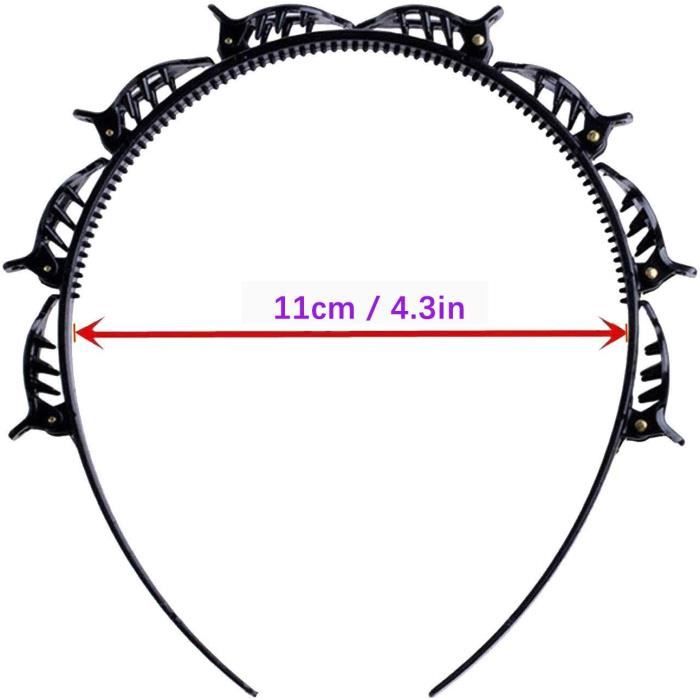 Serre-tête à Pince à Cheveux - Bandeau En épingle à Cheveux Pour Femme