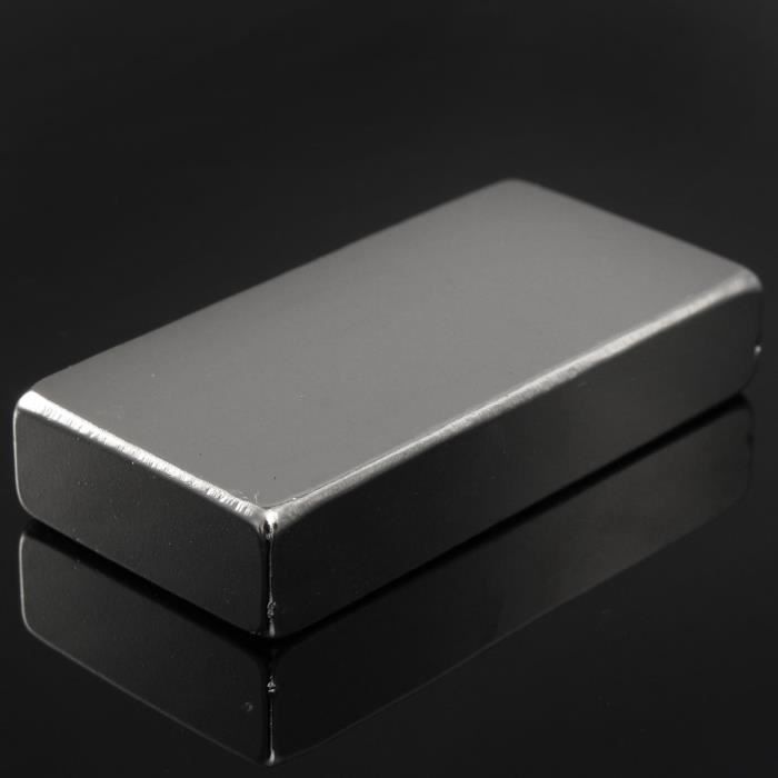 Lot D'aimants Néo-dyme N50 - Bloc 150x50x20mm - Super Puissants Nickelé - Terres Rares