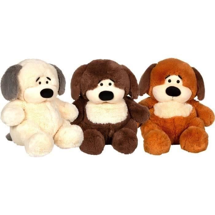 Petit chien en tissus et paille des années 30 - Peluche de collection - Jouet ancien - France - France