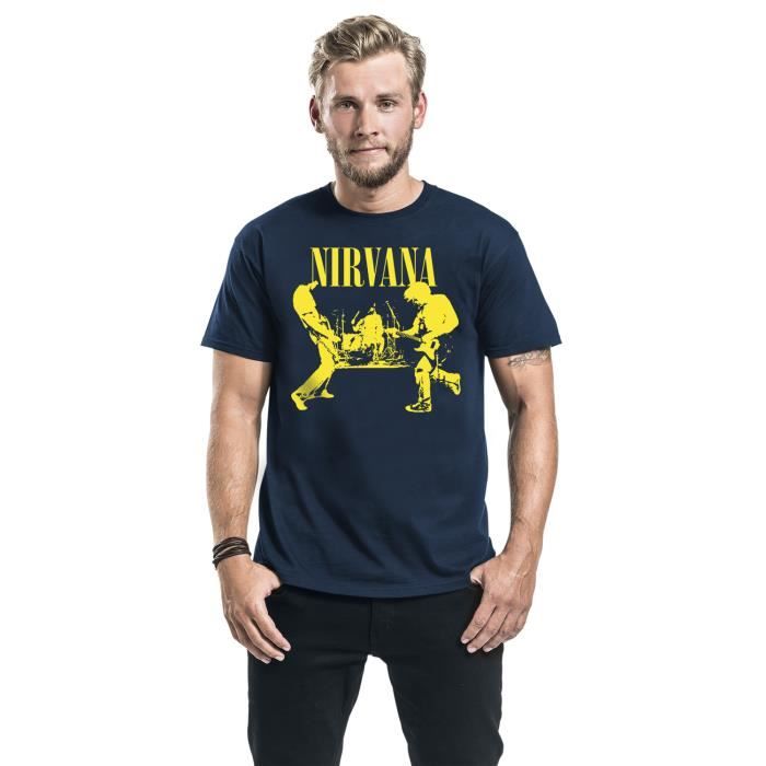 T shirt deals nirvana homme