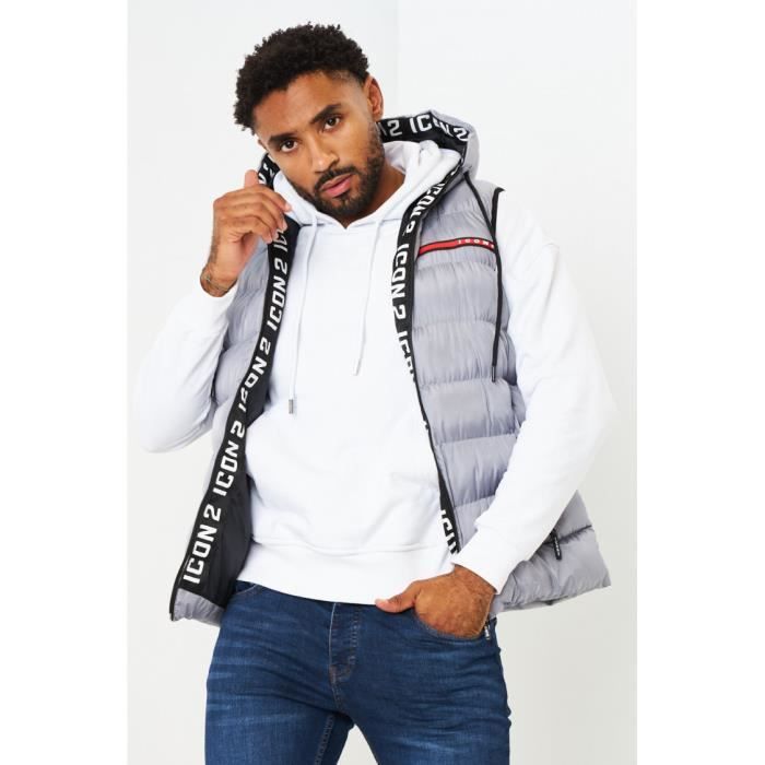 Doudoune grise new arrivals