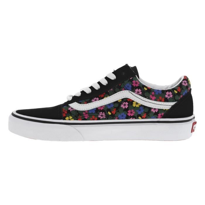 Baskets basses vulcanis es VANS OLD SKOOL Femme Blanc et