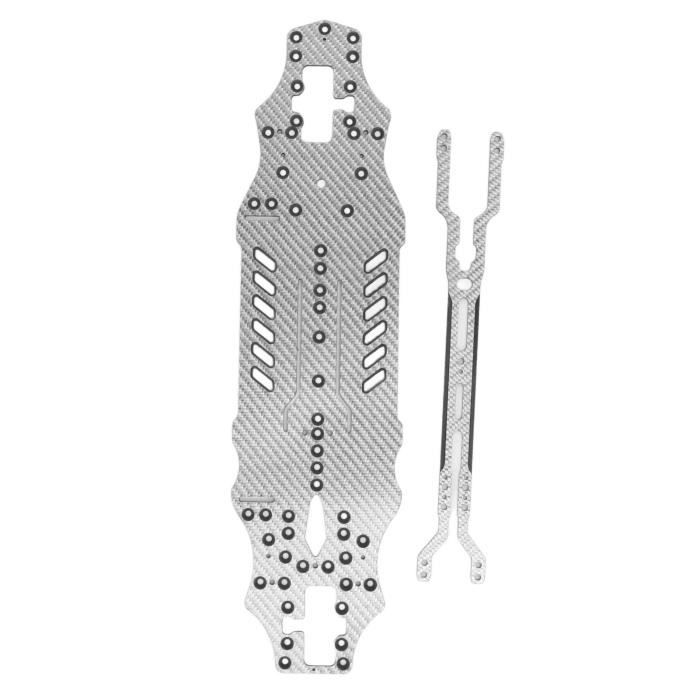 Palumma Châssis Inférieur En Fibre De Carbone Pour Wltoys 1/14 144001 144002 144010 RC – Bras De Suspension Inclus