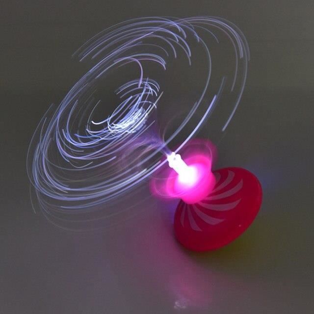 Toupie Lumineuse LED Multicolore Flash Gyro avec Lanceur Jouet Enfant -  Cdiscount Jeux - Jouets