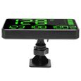 HUD de voiture Universel Noir Affichage GPS Satellite Vitesse Mesure Fatigue Conduite Alarme USB pour Véhicule -XUY-3