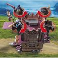 PLAYMOBIL Knights - Tour d'Attaque Mobile des Nains - Contient 3 personnages et 1 troll - A partir de 5 ans-3