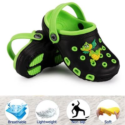 Mixte Enfant Mules Et Sabots Fille Garçon été Respirant Chaussures De Jardin Sandales De Plage Antidérapant Chaussons Intérieur Et Extérieur