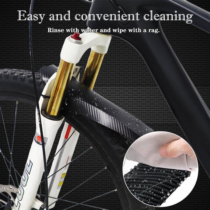 Alwaiiz Lot De 2 Garde-Boue VTT 26/27.5/29 Pouces - Protection Anti-Éclaboussures Roue Avant Arrière