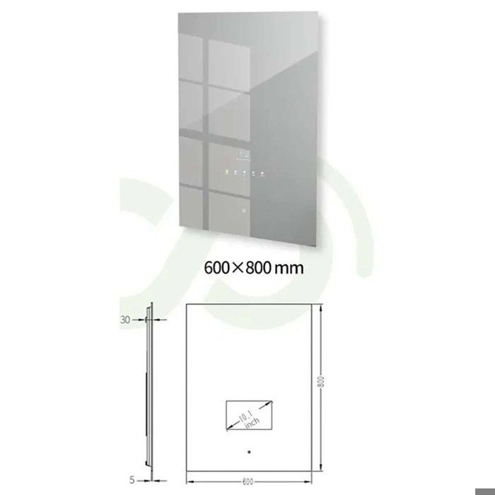 Miroir connecté smart mirror, wifi Bluetooth, Danub - Cdiscount ...