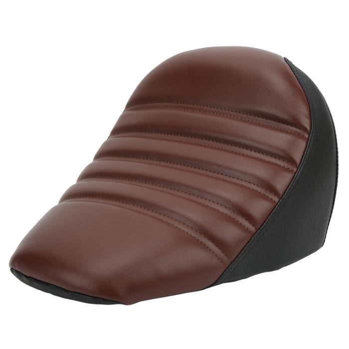 Coussin De Siège Moto Respirant Et Antidérapant - Coussin Confortable Avec Sangles Rétractables (Noir)