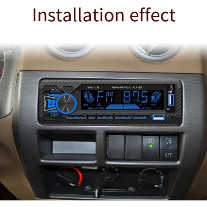 Autoradio Bluetooth 4 Canaux 60W Lecteur Mp3 De Voiture Autoradio