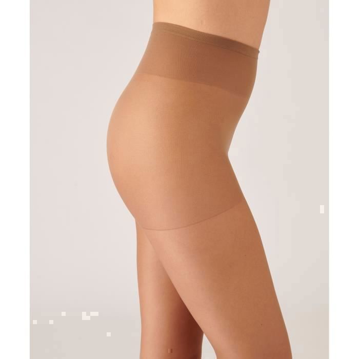Lot De 2 Boîtes De Collants Voile ELDYS - 15 Deniers, Taille 2, Couleur Ambre - Neuf Avec étiquettes