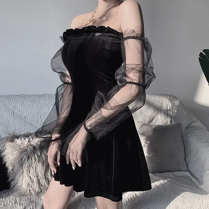 Robe gothique velours on sale