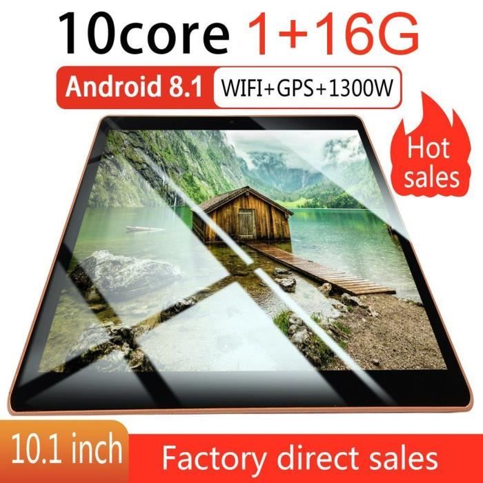 10.1inch pour Android 8.1 Tablet PC 4 Go + 643