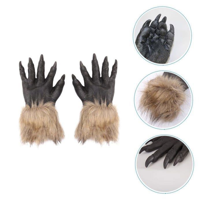Gants Squelette Hatstar Pour Enfants – Accessoire Halloween, Carnaval – Noir, Taille Unique, 18 Cm – 100% Polyester