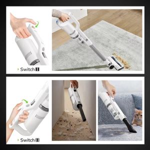 CARISSETT Brosse Rouleau Pour Aspirateur Avec Technologie Anti Enveloppement Anti Enchevêtrement