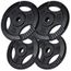 Gorilla Sports Poids Disque en Fonte Couleur Or ou Noir de 0,5kg /à 30kg