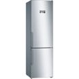 Réfrigérateur combiné pose-libre BOSCH - SER4 - Inox look - Vol.total: 368L - No Frost-0