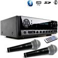 AMPLI HIFI STEREO KARAOKE Home-cinéma LTC Auio ATM6500BT 100W + 3x20W + USB Bluetooth FM AUX DVD + 2 MICROS-0