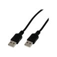 MCL Câble USB 2.0 Samar - USB (M) pour USB (M) - 5 m - Noir-0