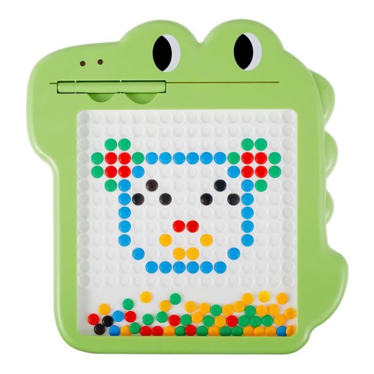 Planche à Dessin Magnétique Dinosaure – 80 Perles – 2 Stylets – Jeu De Voyage éducatif Dès 3 Ans