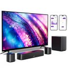 ULTIMEA 5.1 Barre de Son avec Caisson de Basse et 2 Haut-parleurs Surround, Système de Son Surround Virtuel, App Contrôle, Aura A30