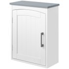 kleankin - Armoire murale de salle de bain - MDF - 41x18.5x52cm - Blanc