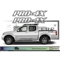 NISSAN NAVARA PRO-4X - GRIS - Kit Complet  - voiture Sticker Autocollant
