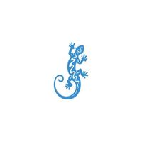 Salamandre autocollant sticker adhésif bleu lézard Taille : 8 cm