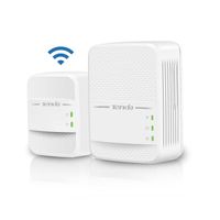 TENDA CPL kit 1000Mbps CPL+ 650mbps WIFI, bi-bandes, 1+1 ports Gigabit, Homeplug AV2, pour Jeux Vidéo IPTV Service Multi-TV, PH10