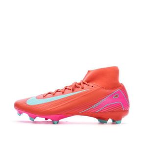 Chaussures de Foot Rouges/Turquoise Homme Nike ZM Superfly 10 Acad FG/MG