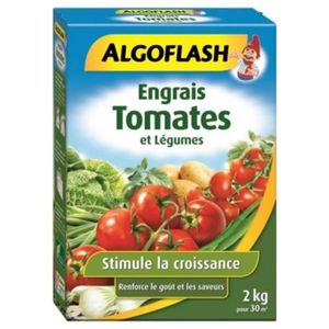 TERREAU - SABLE Algoflash Terreau Tomates et Légumes Stimule la Cr