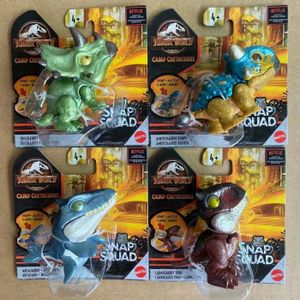 FIGURINE - PERSONNAGE GMT-4PCS - Mattel-Figurines de dinosaures du monde