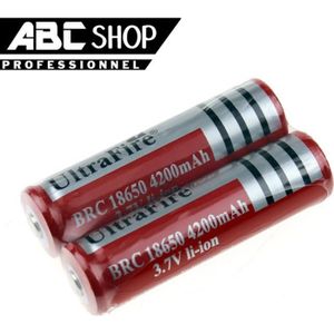 4PCS Batterie 18650 Batteries Rechargeables Lithium-ion Batteries Piles Li-ION Batterie 9900mah 3.7v ICR Lithium Batteries Cellules Daccumulateur pour Torche Lampe de Poche Rouge 