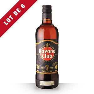 RHUM Lot de 6 - Rhum Havana Club 7 ans 70cl