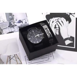 MONTRE RMEGA Coffret Cadeau Montre Homme + Bracelet homme