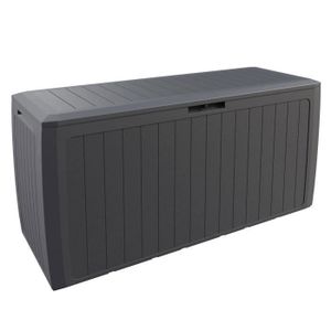 COFFRE DE JARDIN CASARIA® Coffre de rangement XXL Aspect lattes en 