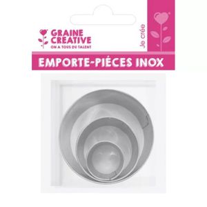Emporte-pièce Pâte Fimo Lot De 4 Formes Glaces 25 Mm - Neuf Pour Créations DIY
