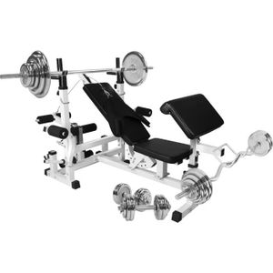 Station de musculation multifonctionnelle KLARFIT Ultimate Gym 9000 - Noir  - Cdiscount Sport