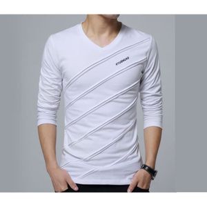 MISSMAO Homme Top t-Shirt Chemise Blouse Polo Shirt de Loisir Manches Longues en Imitation Cuir