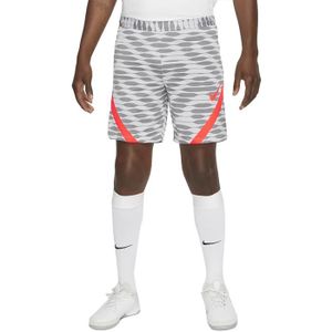 SHORT DE FOOTBALL Short Nike Strike 21 gris/rouge fluo