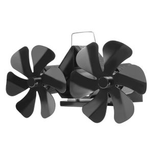 Ventilateur-répartiteur Double Pour Poêle - Carlo Milano - Température 65°C à 345°C - Neuf