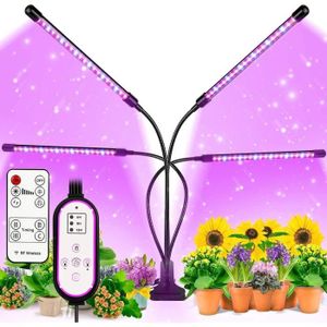 Eclairage horticole Lampe de Plante, 80W Lampe LED Horticole Croissanc