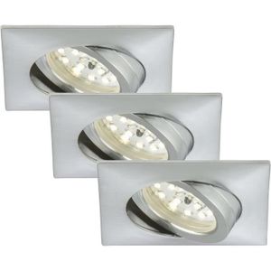 Briloner Lampe de chevet LED Leuchten, lampe de chevet flexible, avec  interrupteur marche/arrêt, 4,7 watts. 400 lumens, 3 000 Kelvin, 4,7 W,  nickel