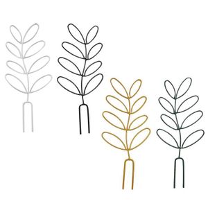 TREILLE - TREILLIS Treillis de jardin pour plantes grimpantes - VGEBY - Petit treillis en fer forgé - Forme asymétrique - Blanc