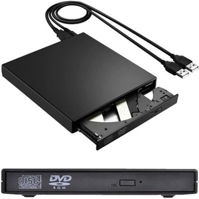 Lecteur & Graveur de DVD/CD externe USB - Noir - Trademos