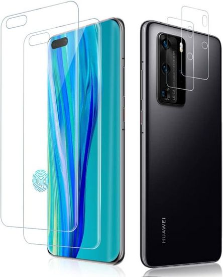 Kit Protection Huawei Mate 20 – 2 Films Verre Trempé + Coque Transparente NOVAGO