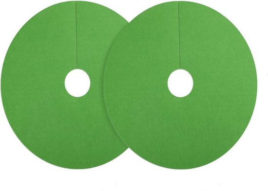 Lot De 3 Anneaux De Paillage Non Tisss Pour Arbre De 72 Cmn4460